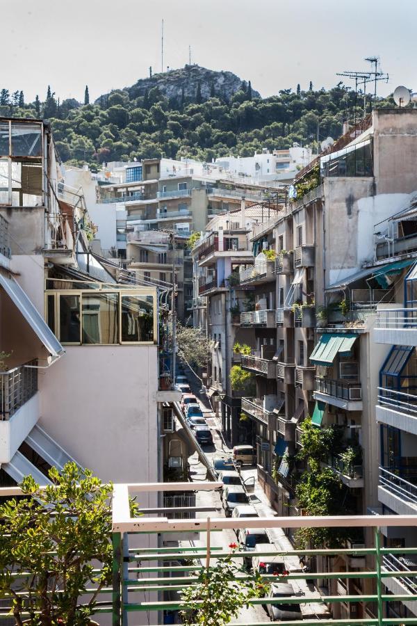 Апартаменты Bright Apt. With Lovely View In Lycabettus! Афины Экстерьер фото