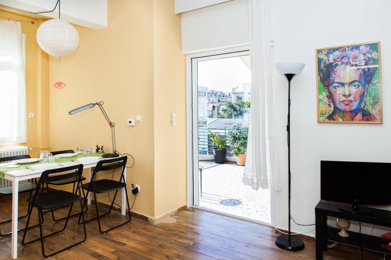 Апартаменты Bright Apt. With Lovely View In Lycabettus! Афины Экстерьер фото