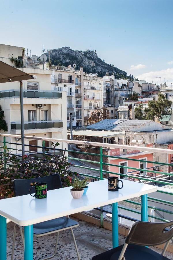 Апартаменты Bright Apt. With Lovely View In Lycabettus! Афины Экстерьер фото